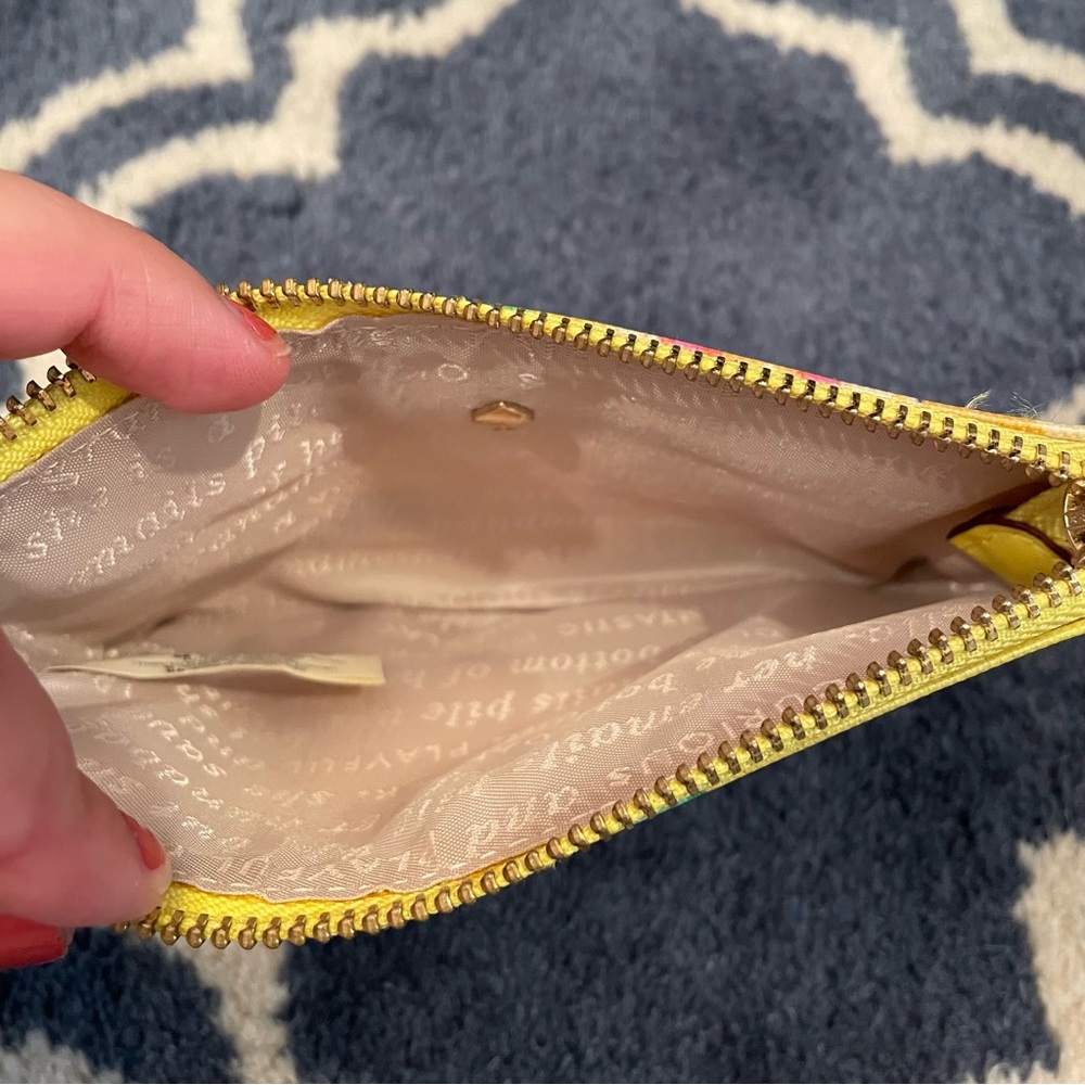 Kate Spade Yellow Floral Wristlet - Picture 4 of 4